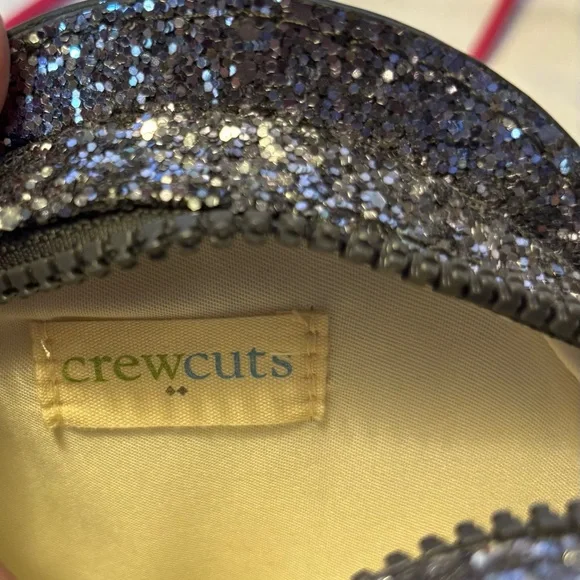 Crewcuts Purse Bag Emoji Rabbit Bunny Silver Glitter Shimmer Small - Picture 4 of 6